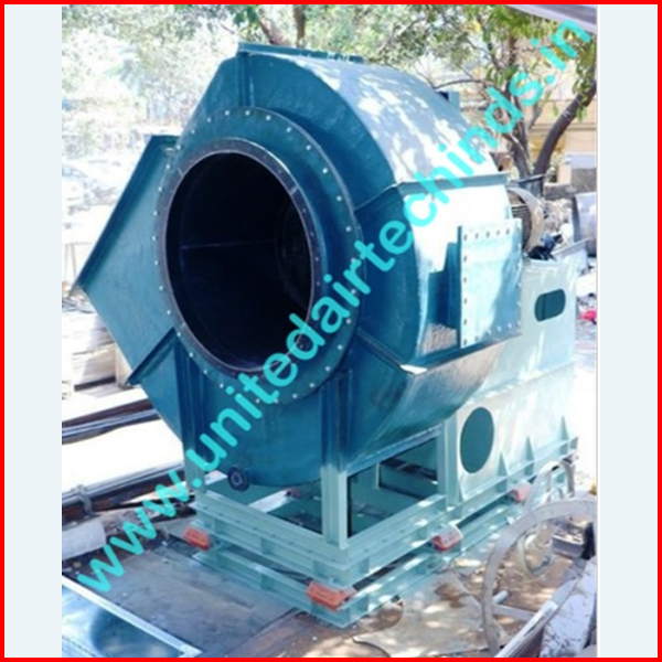 FRP CENTRIFUGAL BLOWER WITH RUBBER COATED IMPELLERS